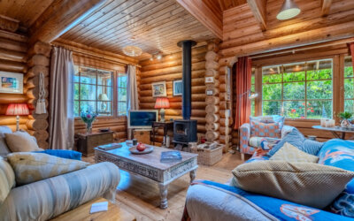Scandinavian style log house near Southwold in Suffolk!