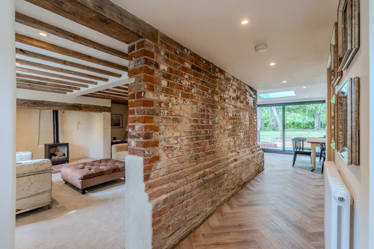 hall entrance of cottage in Hickling