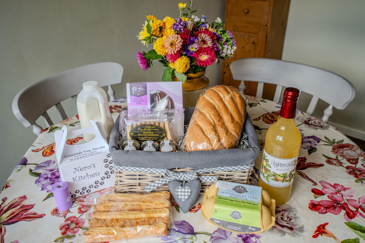 welcome-pack-in-holiday-let-Bacton
