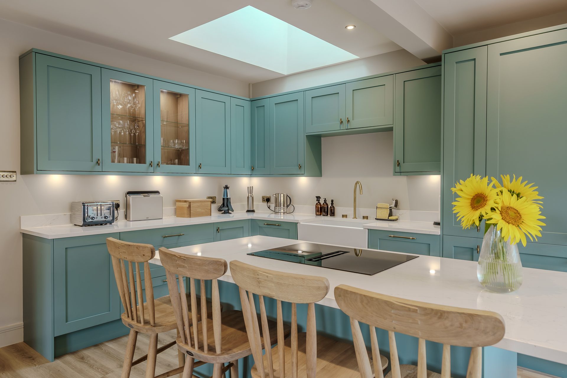 Interior photograph of a holiday home, Norfolk
